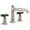 Brizo Invari Widespread Lavatory Faucet With Column Spout - Less Handles 65377LF-NKLHP-ECO - alternate 2